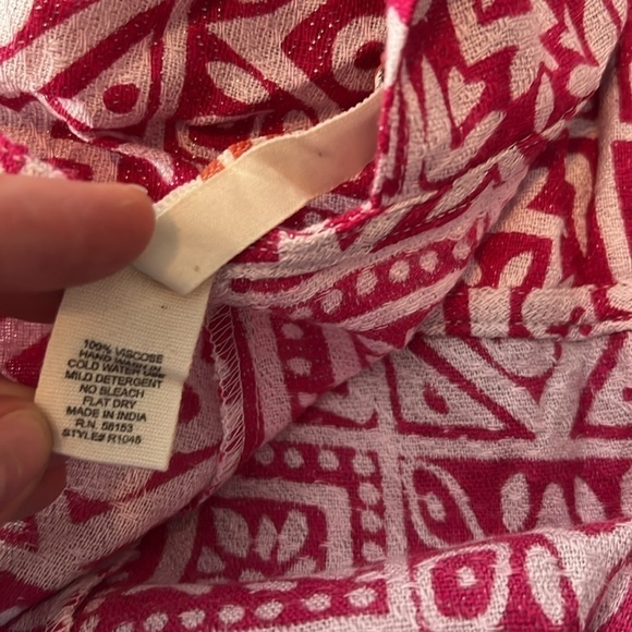 RAGA Backless Boho Mini Dress Metallic Silver Accents Size Small NWT! - Picture 5 of 7